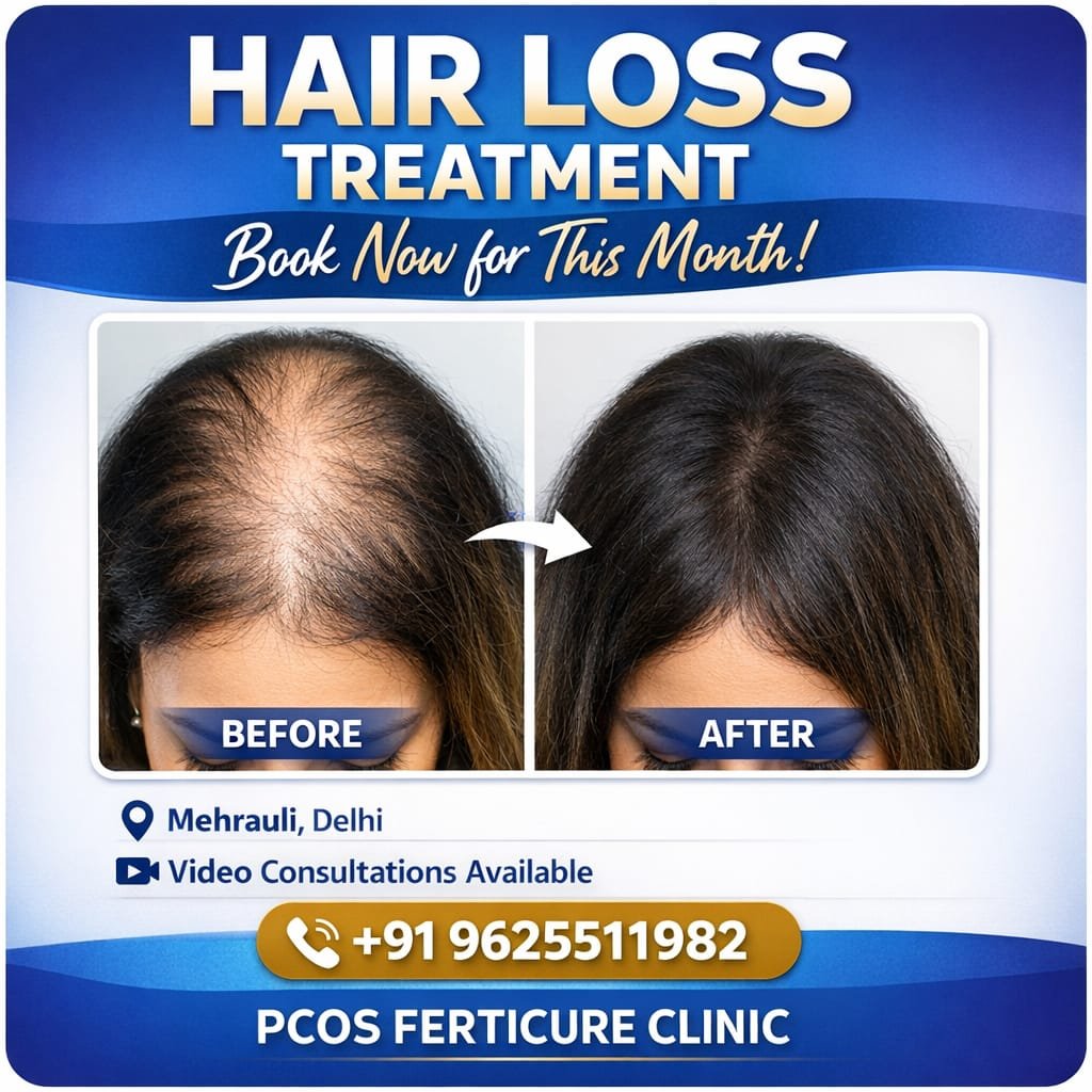 Hair loss treatment before after result