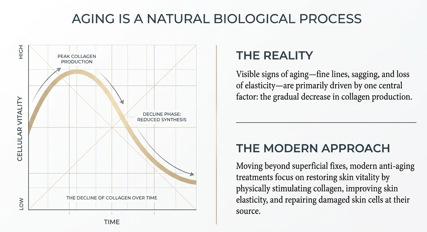 Anti aging treatment for wrinkles skin tightening and facial rejuvenation