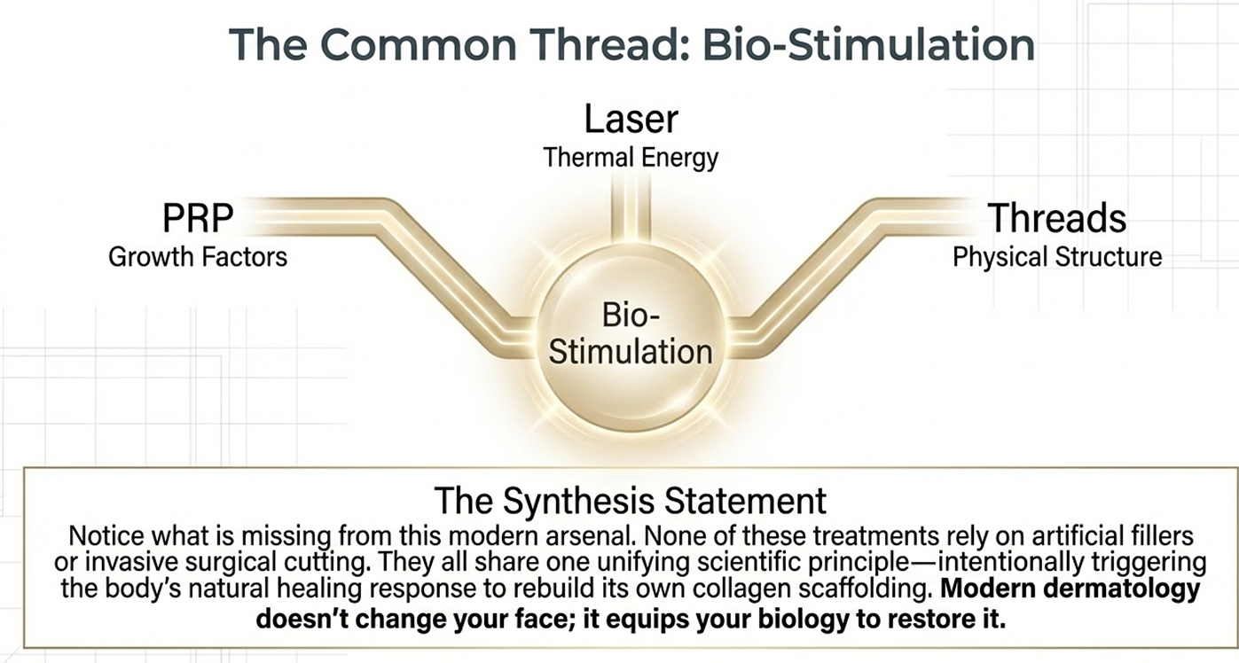 Thread lift treatment non surgical face lift