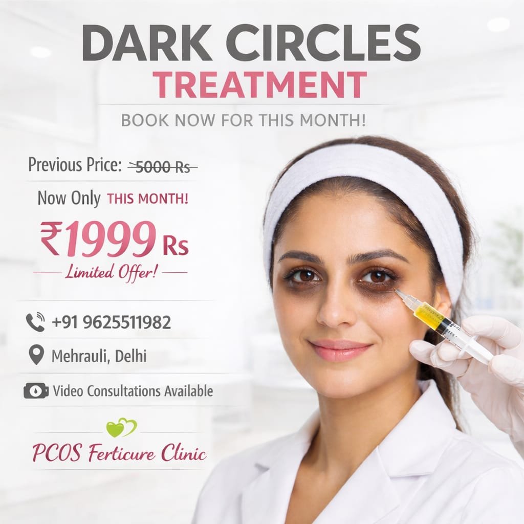 Dark circle under eye treatment result