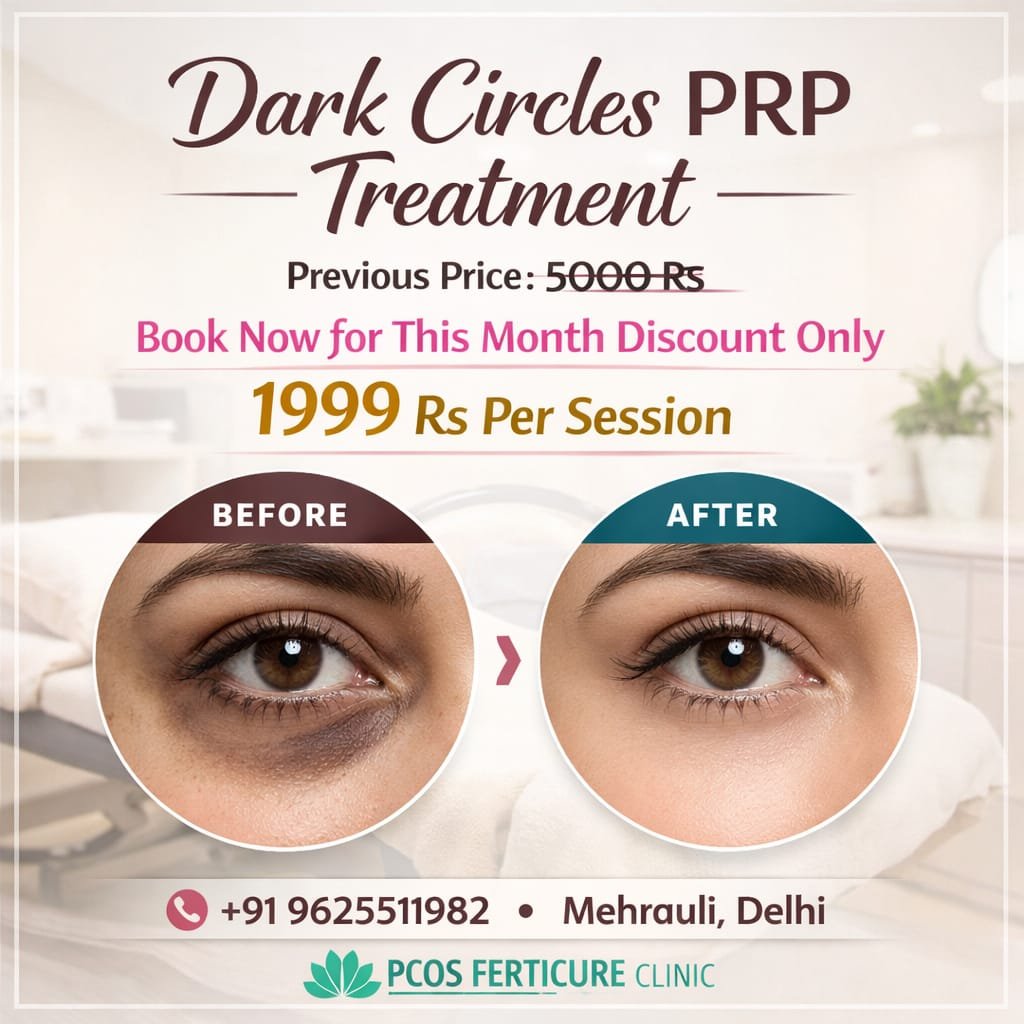 Under eye dark circle treatment before after result