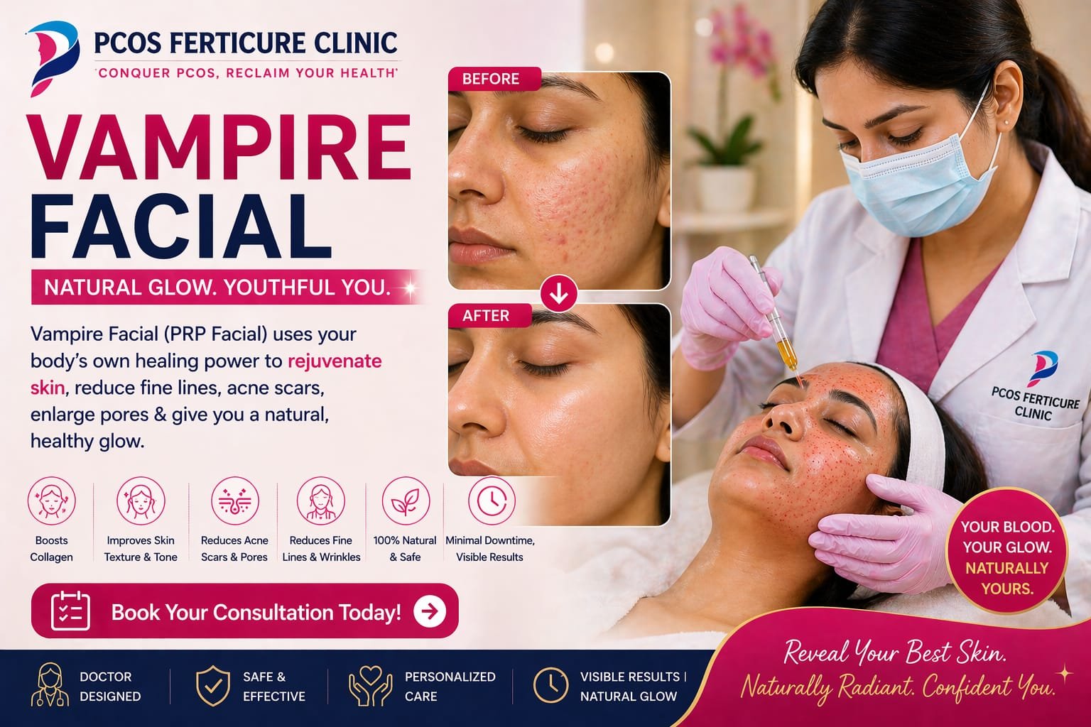 Vampire facial PRP treatment Delhi