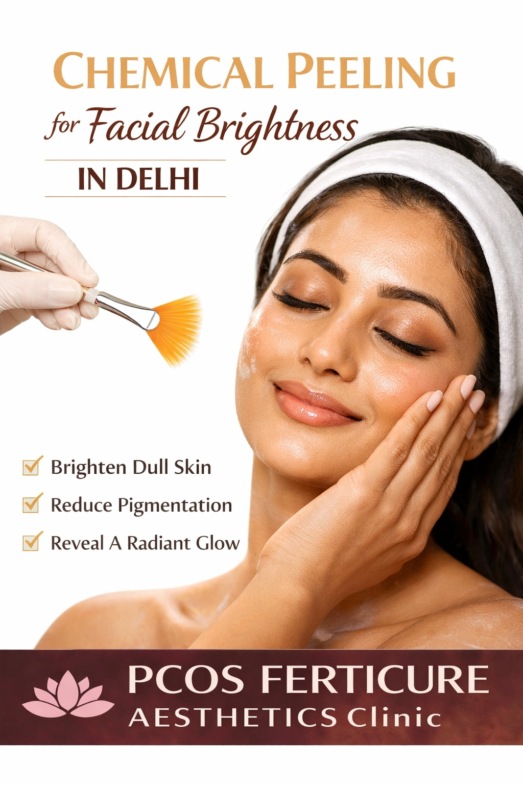 Chemical peel treatment in Delhi showing improved skin brightness and glow