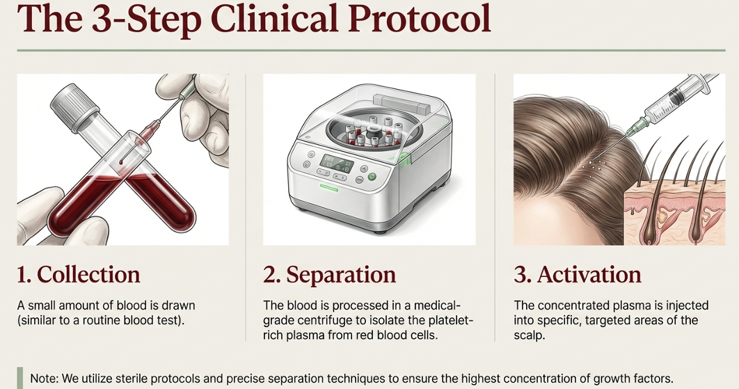 Good candidate for PRP hair treatment in Delhi showing a woman with early-stage hair thinning and consultation with doctor at PCOS Ferticure Clinic