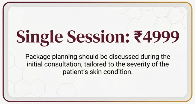 PRP facial treatment in Delhi showing platelet rich plasma application on face